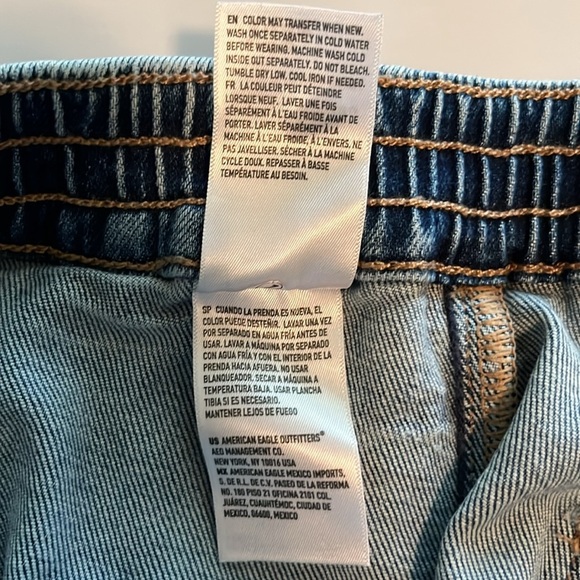 American Eagle Super High Rise Ankle Straight NWT Size 14 Short - Picture 15 of 16